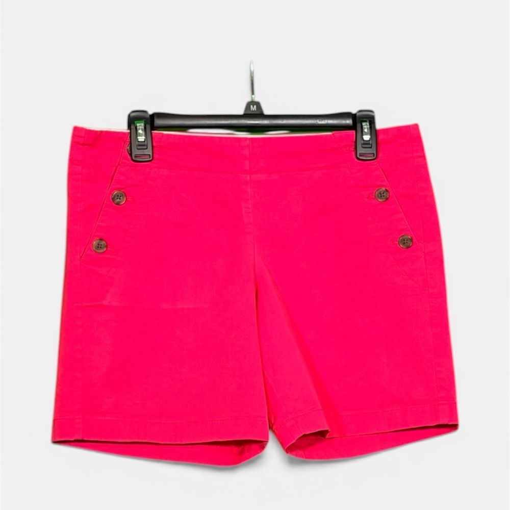 J. Crew Hot Pink Tailored Shorts Preppy Coastal Chic | Size 8
